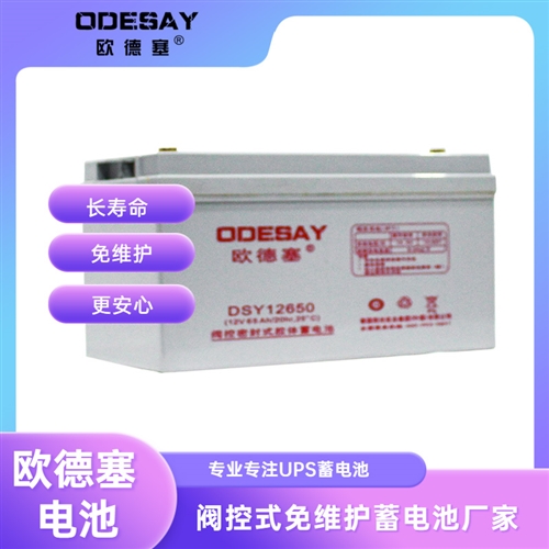 欧德塞DSY12650,12V65ah蓄电池